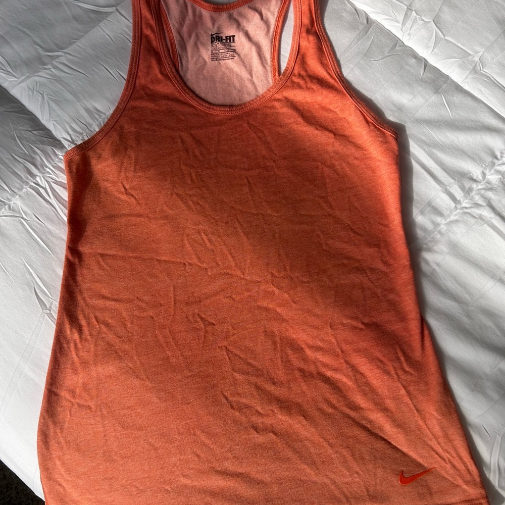 Nike Orange Tank Top